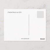 Charles Darwin um 1874 Postkarte (Rückseite)