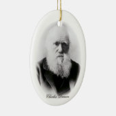 Charles Darwin Vignette Keramikornament (Rechts)