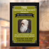 Charles Darwin Vintag Repro Retro Wall Art Fensteraufkleber (Blatt 2)