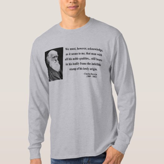 Charles Darwin-Zitat 1b T-Shirt (Vorderseite)
