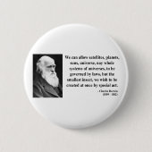 Charles Darwin-Zitat 4b Button (Vorderseite)