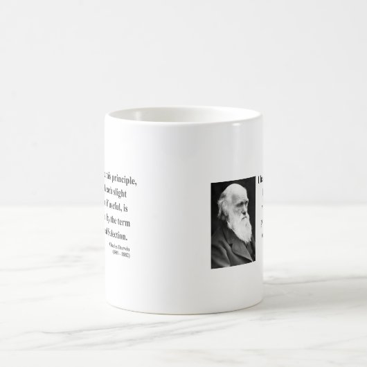 Charles Darwin-Zitat 6b Kaffeetasse (Mittel)