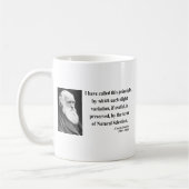Charles Darwin-Zitat 6b Kaffeetasse (Links)