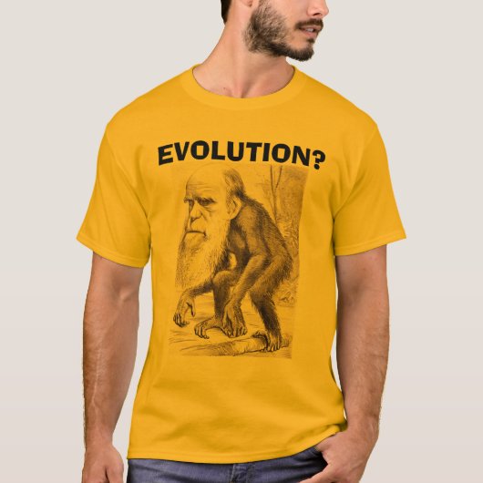 Charles- DarwinEvolution? T - Shirt (Vorderseite)