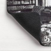 Charles Darwins Studie an unten bringen, 1882 Mousepad (Ecke)