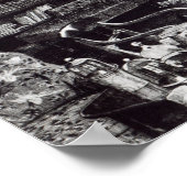 Charles Darwins Studie im Down House, 1882 Poster (Ecke)