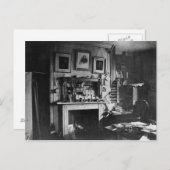 Charles Darwins Studie im Down House Postkarte (Vorne/Hinten)