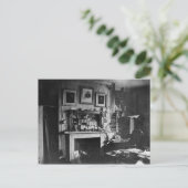 Charles Darwins Studie im Down House Postkarte (Stehend Vorderseite)