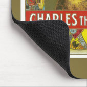 Charles das große - Vintager Zigarren-Aufkleber Mousepad (Ecke)