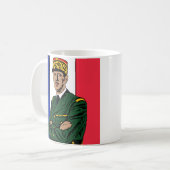 Charles de Gaulle Kaffeetasse (Vorderseite Links)