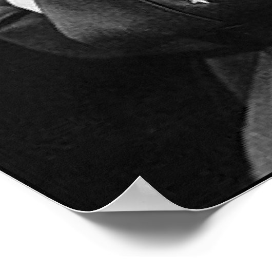 Charles de Gaulle Poster (Ecke)