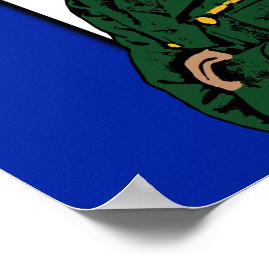 Charles de Gaulle Poster (Ecke)