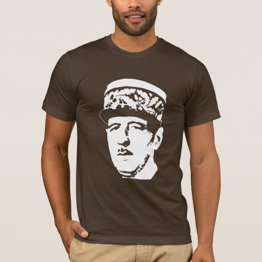 Charles de Gaulle T-Shirt (Vorderseite)