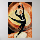 Charles Demuth Acrobatic Male Dancer mit Top Hat Poster (Vorne)