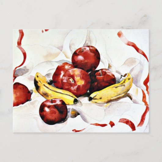 Charles Demuth - Äpfel und Bananen Postkarte (Vorderseite)