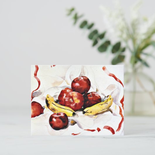 Charles Demuth - Äpfel und Bananen Postkarte (Stehend Vorderseite)