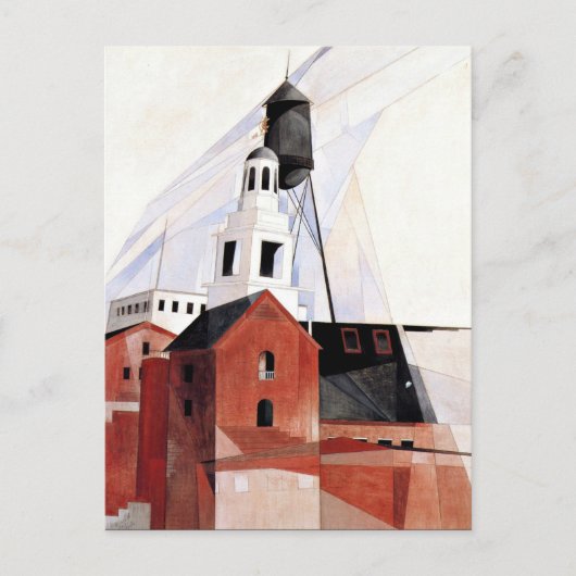 Charles Demuth Gemälde, Lancaster Postkarte (Vorderseite)
