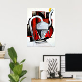 Charles Demuth: Maschinen Poster (Heimbüro)