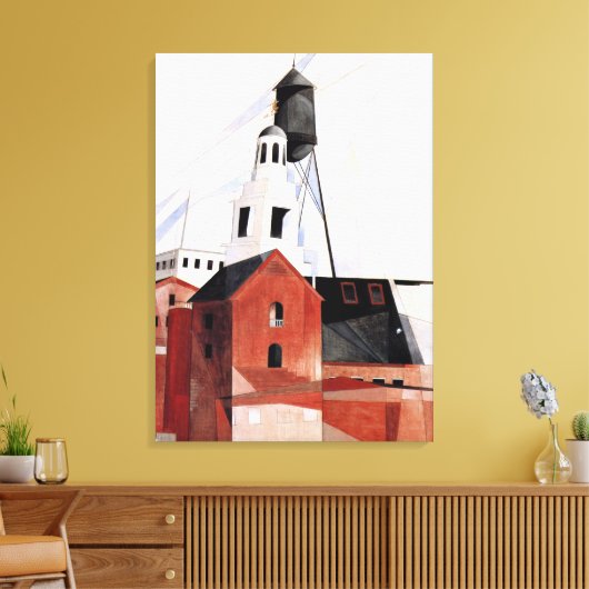 Charles Demuth painting, Lancaster Leinwanddruck (Insitu (Wohnzimmer))