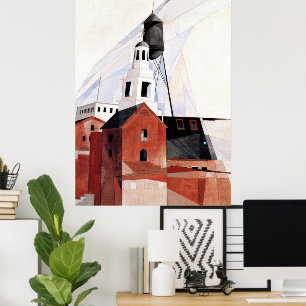 Charles Demuth painting, Lancaster Poster