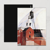 Charles Demuth painting, Lancaster Postkarte (Vorne/Hinten)