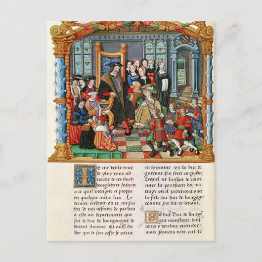 Charles der Kühne, Herzog von Burgund Postkarte (Vorderseite)