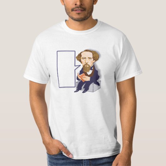Charles Dickens (1812 - 1870) T-Shirt (Vorderseite)