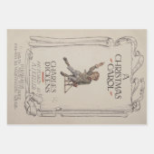 Charles Dickens' A Christmas Carol 1914 Geschenkpapier Set (Vorderseite)