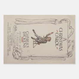 Charles Dickens' A Christmas Carol 1914 Geschenkpapier Set