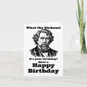 Charles Dickens Birthday Karte (Vorderseite)
