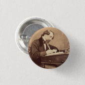 Charles Dickens Button (Vorne & Hinten)