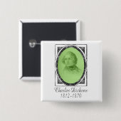 Charles Dickens Button (Vorne & Hinten)