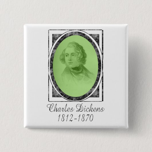Charles Dickens Button (Vorderseite)