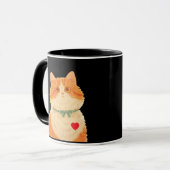 Charles Dickens' Cat Quote - Orange Cat Tasse (Vorderseite Links)