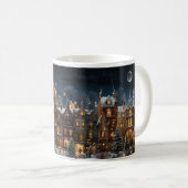 Charles Dickens Christmas Village Design Coffee Mu Kaffeetasse (VorderseiteRechts)