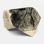 Charles Dickens Cream Krawatte (Gerollt)