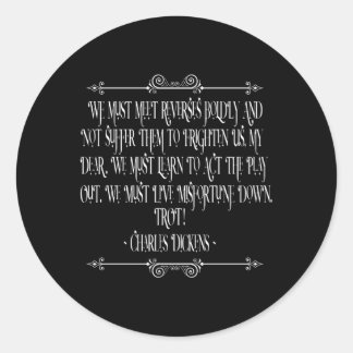 Charles Dickens David Copperfield Buchmotivationa Runder Aufkleber