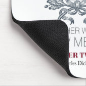 Charles Dickens - Dein Vater wurde gezettelt - Tro Mousepad (Ecke)