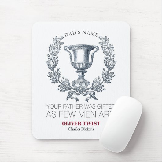 Charles Dickens - Dein Vater wurde gezettelt - Tro Mousepad (Mit Mouse)