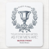 Charles Dickens - Dein Vater wurde gezettelt - Tro Mousepad (Vorne)