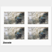 Charles Dickens, der Aufkleber träumt (Blatt)