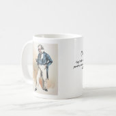 Charles Dickens, Dombey and Sons, Capt Cuttle Kaffeetasse (Vorderseite Links)