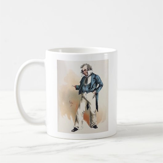 Charles Dickens, Dombey and Sons, Capt Cuttle Kaffeetasse (Links)