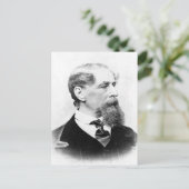 Charles Dickens Foto Postkarte (Stehend Vorderseite)
