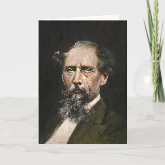 Charles Dickens Greetings Card Karte (Vorderseite)