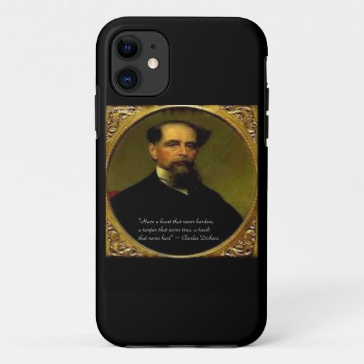 Charles Dickens & Heartfelt Quote iPhone 6 Fall Case-Mate iPhone Hülle (Rückseite)