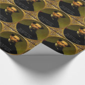 Charles Dickens & Heartfelt Zitat Geschenkpapier (Ecke)