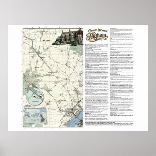 Charles Dickens' Higham Poster (Vorne)