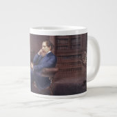 Charles Dickens in seiner Studie Jumbo-Tasse (Vorderseite Rechts)