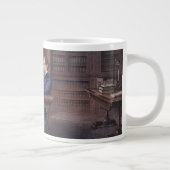 Charles Dickens in seiner Studie Jumbo-Tasse (Rechts)